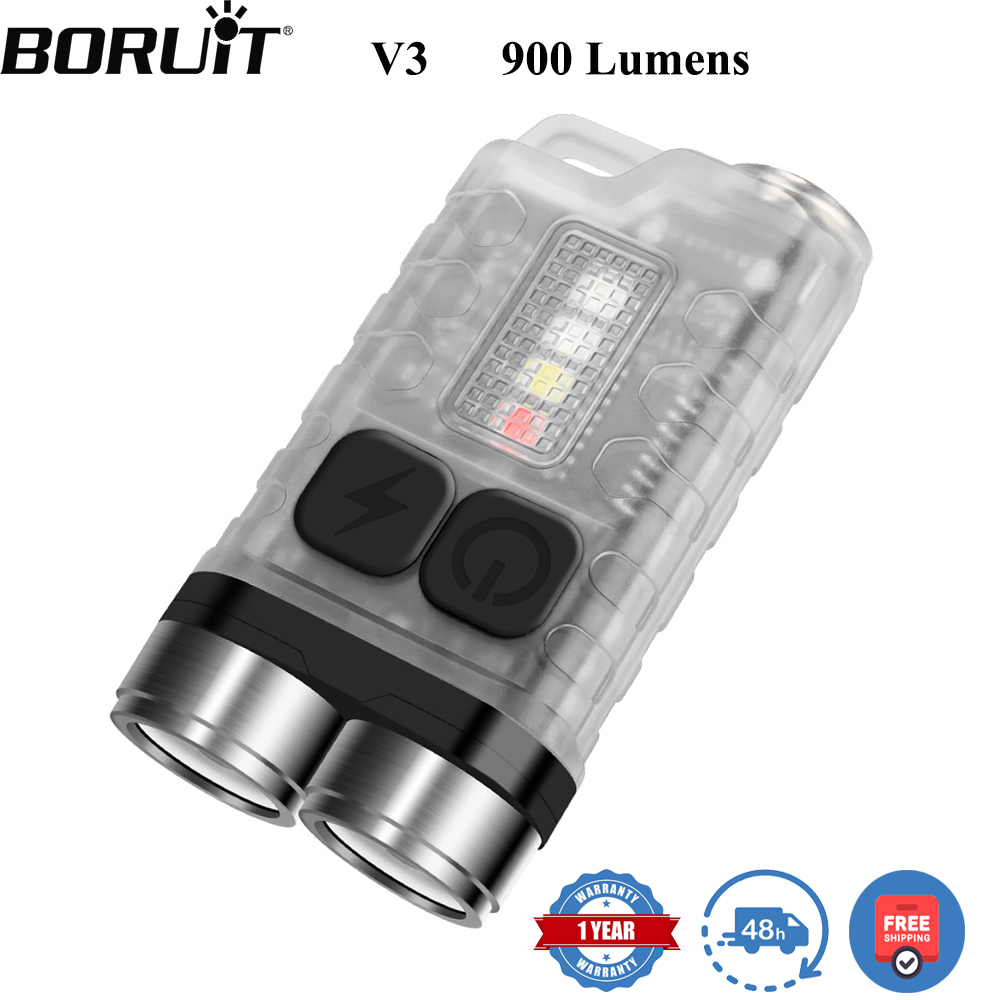 Fishing Kit Compact - BORUiT V3 พวงกุญแจ LED แบบพกพา 900LM