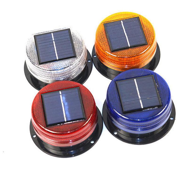 Sos Light Strobe - พลังงานแสงอาทิตย์ LED ไฟเตือนแม่เหล็กรถบรรทุกรถไร้สาย Strobe Beacon ไฟฉายสัญญาณฉุกเฉิน