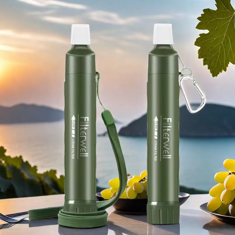 Water Purification Straw - Filterwell Personal Camper เครื่องกรองน้ําฟางแบบพกพา Outdoor Survival
