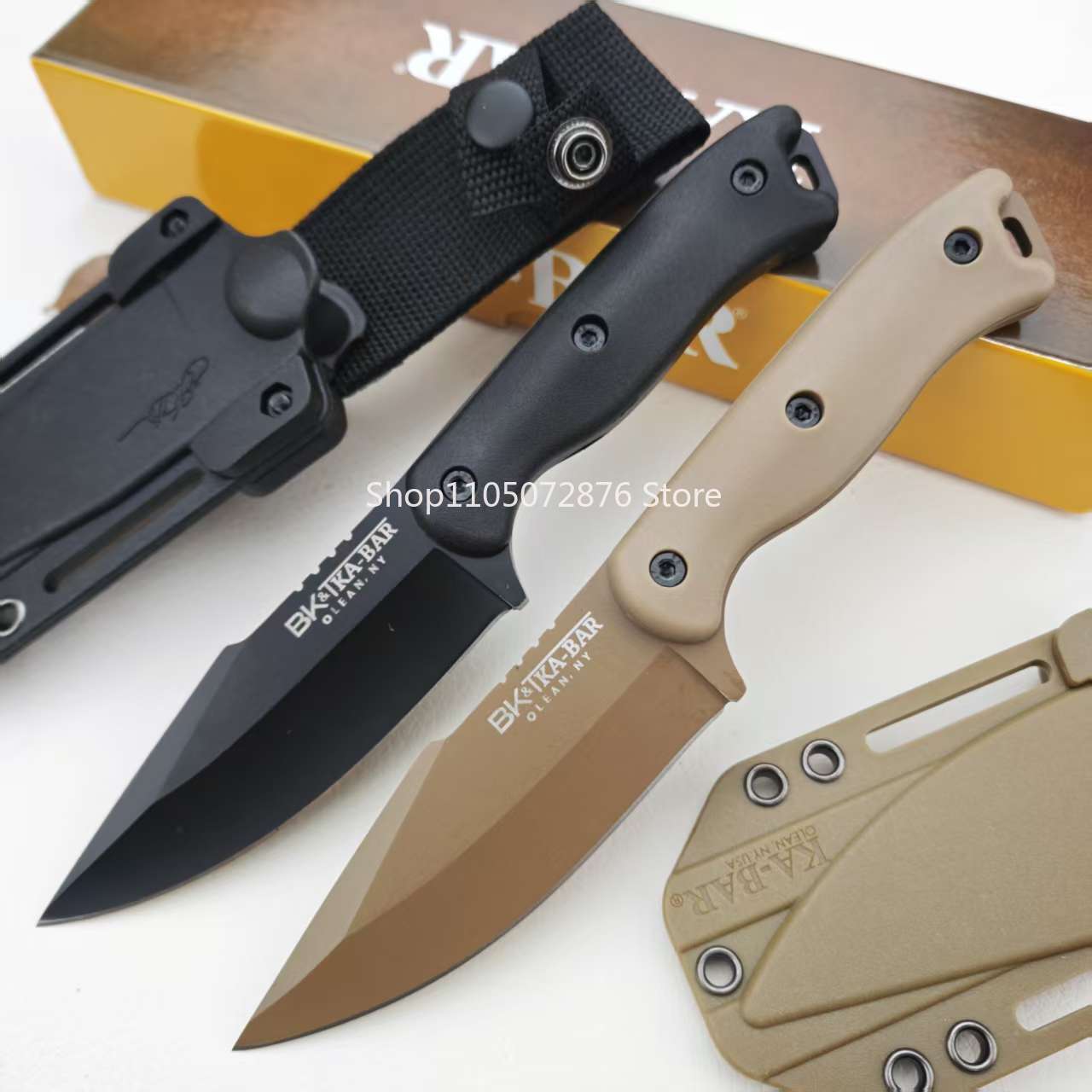 Bushcraft Knife Fixed - BK18 มีดอเนกประสงค์ใบมีดคงที่สำหรับใช้งานกลางแจ้งพร้อมปลอกป้องกันแบบพกพาเครื่องมือกลางแจ้งที่ใช้งานได้จริงสำหรับการตั้งแคมป์เดินป่า EDC การใช้งานภาคสนาม
