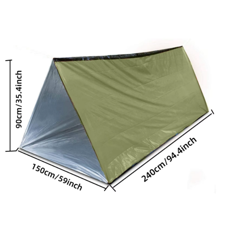 เต็นท์ฉุกเฉินแบบท่อไมลาร์กันน้ - Emergency Mylar Tent บทวิจารณ์และราคา