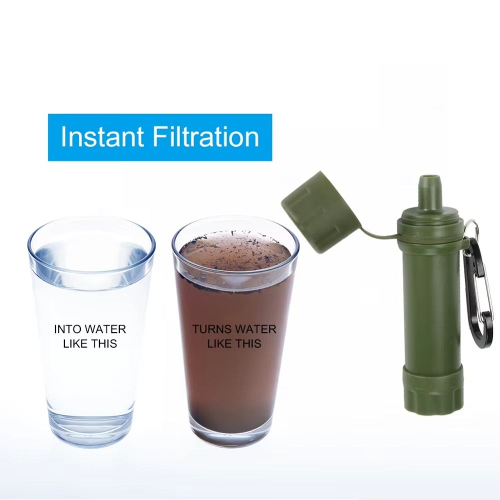 หลอดกรองน้ำขนาดเล็กแบบพกพา สำห - Water Purification Straw บทวิจารณ์และราคา