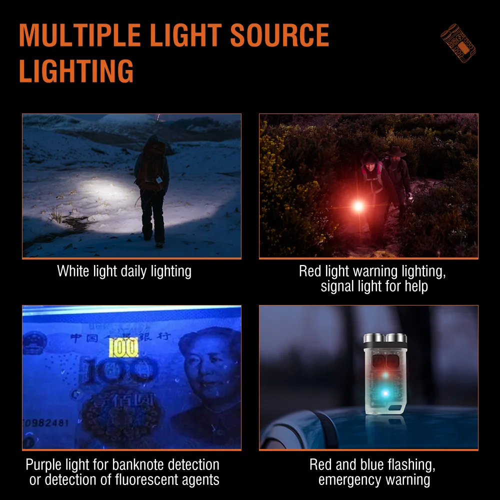 BORUiT V3 พวงกุญแจ LED แบบพกพา - Fishing Kit Compact บทวิจารณ์และราคา