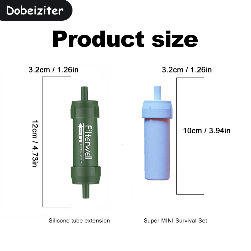 หลอดกรองน้ำขนาดเล็กแบบพกพา สำห - Water Purification Straw บทวิจารณ์และราคา