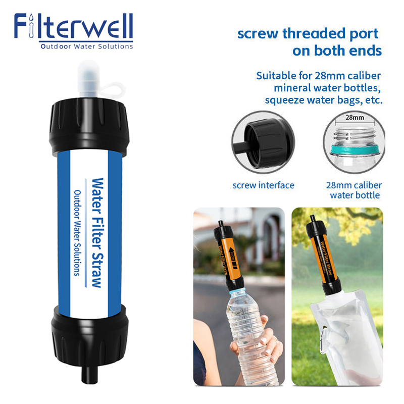 ที่กรองน้ำสำหรับการตั้งแคมป์กร - Water Purification Straw บทวิจารณ์และราคา