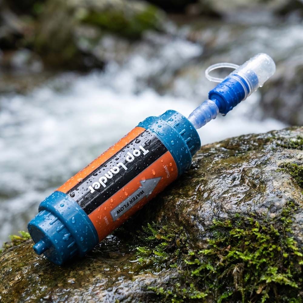 หลอดกรองน้ำขนาดเล็ก มินิ ไวท์เ - Water Purification Straw บทวิจารณ์และราคา