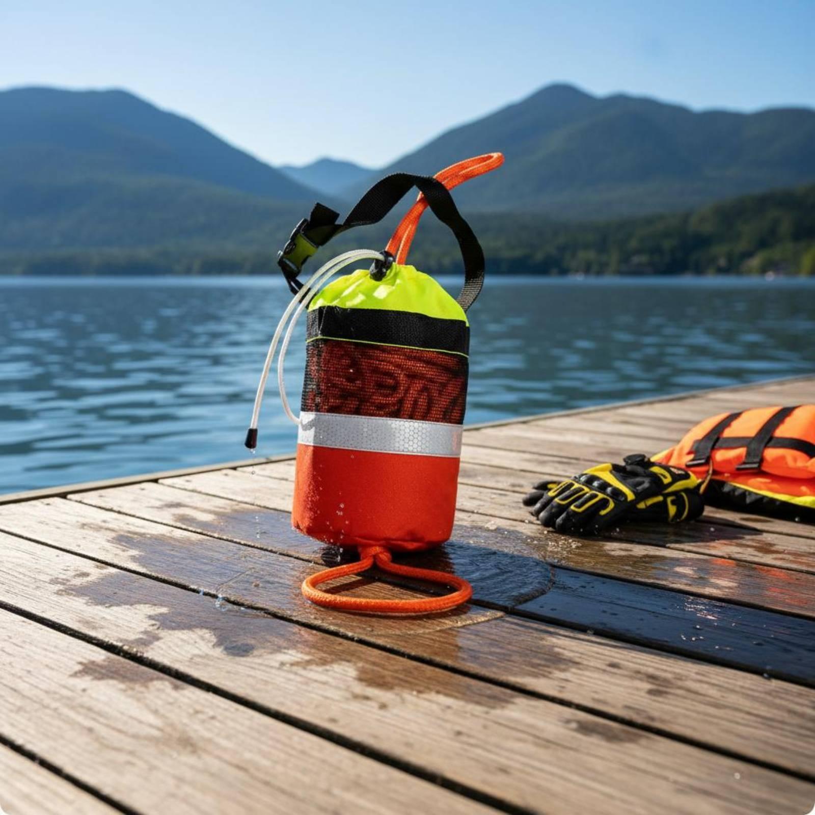 เชือกกู้ภัยแบบโยนได้ง่าย พร้อม - Rescue Rope Throw บทวิจารณ์และราคา