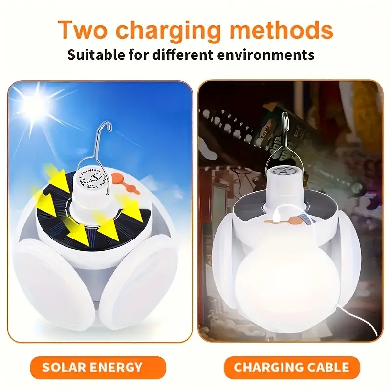 ไฟพับพลังงานแสงอาทิตย์ 1 ดวงพร - Solar Emergency Charger บทวิจารณ์และราคา