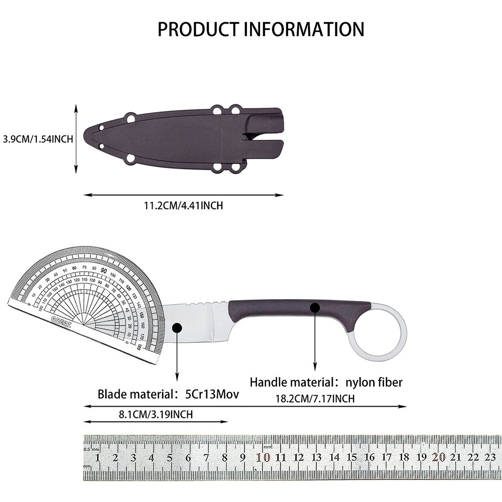 มีดอเนกประสงค์ 20AZ สำหรับการผ - Bushcraft Knife Fixed บทวิจารณ์และราคา