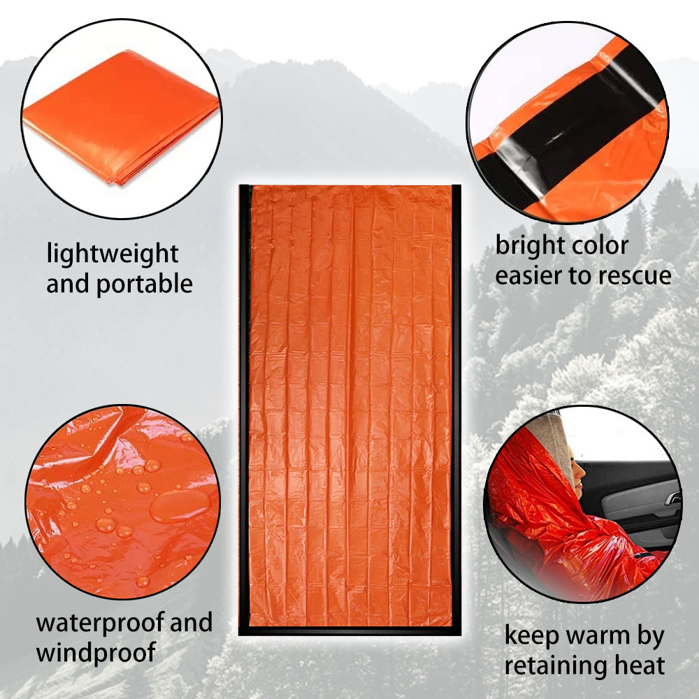 ผ้าห่มฉุกเฉินกันน้ำแบบใช้ซ้ำได - Emergency Mylar Tent บทวิจารณ์และราคา