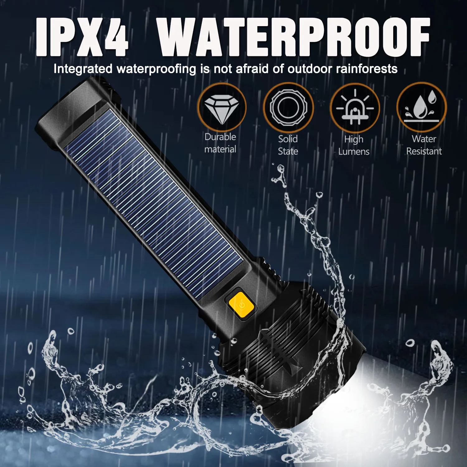 ไฟฉายพลังงานแสงอาทิตย์ไฟฉายแบบ - Solar Emergency Charger บทวิจารณ์และราคา