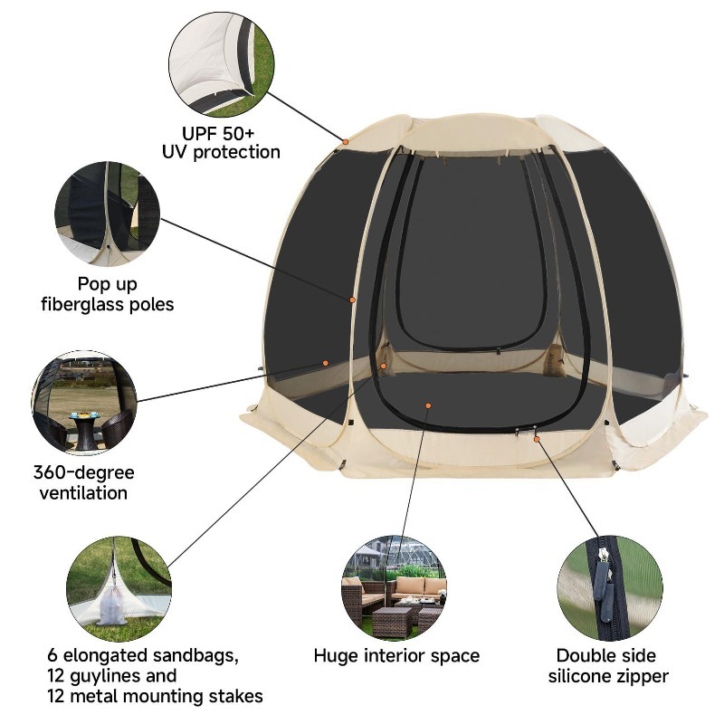 เต็นท์ปาร์ตี้ตาข่าย 6 ด้าน ลดร - Emergency Mylar Tent บทวิจารณ์และราคา