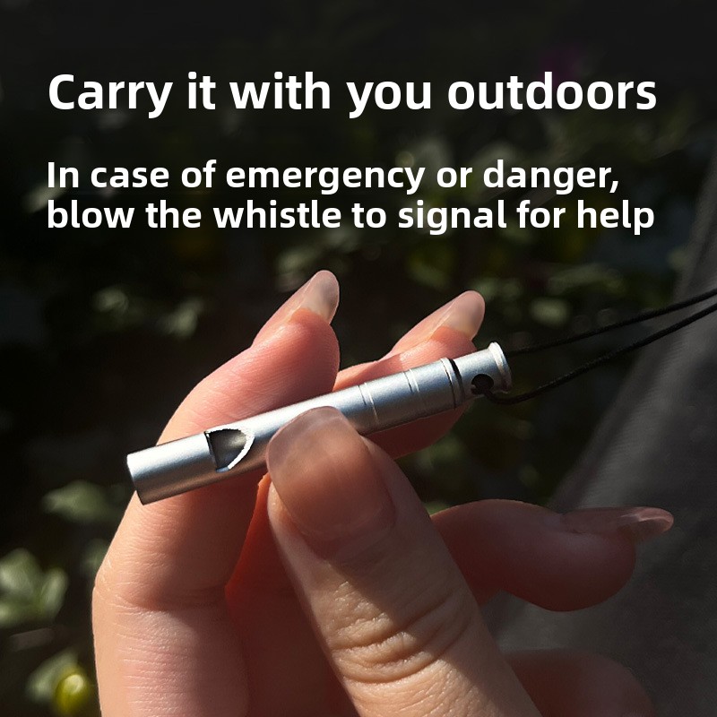 นกหวีดเอาชีวิตรอดจากโลหะผสมไทเ - Emergency Whistle Loud บทวิจารณ์และราคา