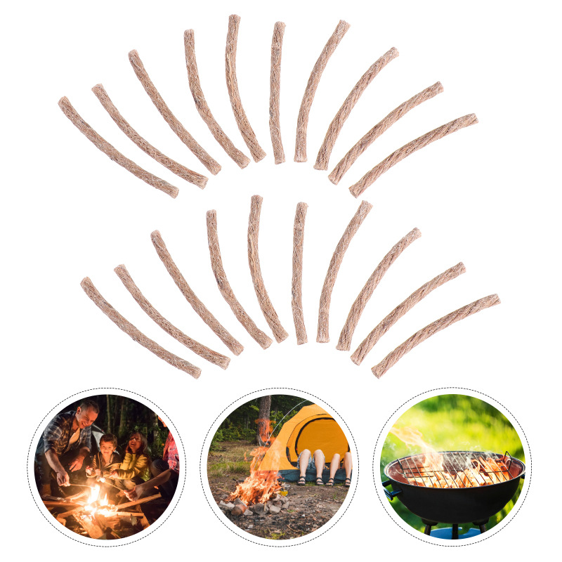 10 ชิ้น Survival Wick Hemp Cor - Fire Starting Kit บทวิจารณ์และราคา