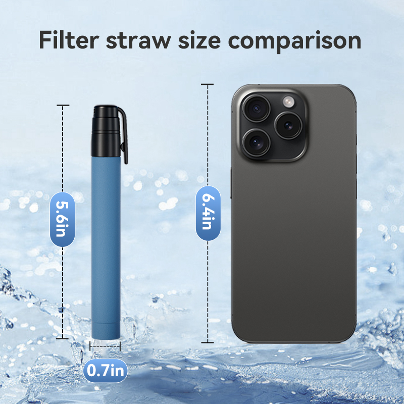 หลอดกรองน้ำพกพาขนาดเล็กสำหรับก - Water Purification Straw บทวิจารณ์และราคา
