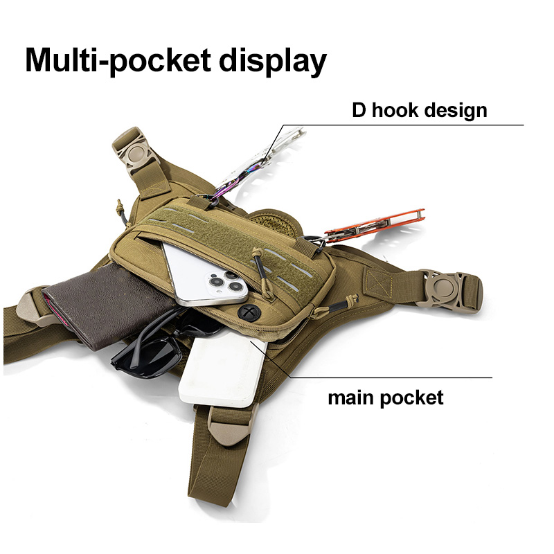 กระเป๋าคาดอกแบบยุทธวิธีสำหรับต - Fishing Kit Compact บทวิจารณ์และราคา