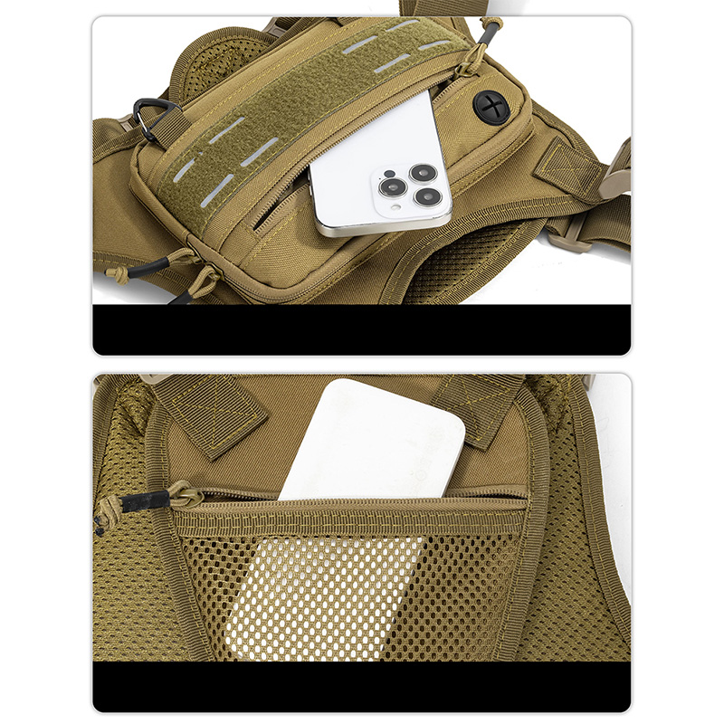 กระเป๋าคาดอกแบบยุทธวิธีสำหรับต - Fishing Kit Compact บทวิจารณ์และราคา