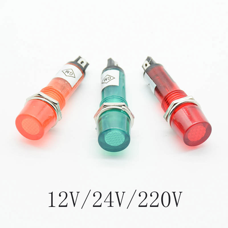 5Pcs สัญญาณโคมไฟติดตั้งไฟแสดงส - Signal Panel Orange บทวิจารณ์และราคา