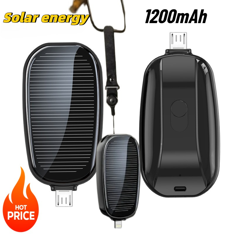 พาวเวอร์แบงค์พลังงานแสงอาทิตย์ - Solar Emergency Charger บทวิจารณ์และราคา