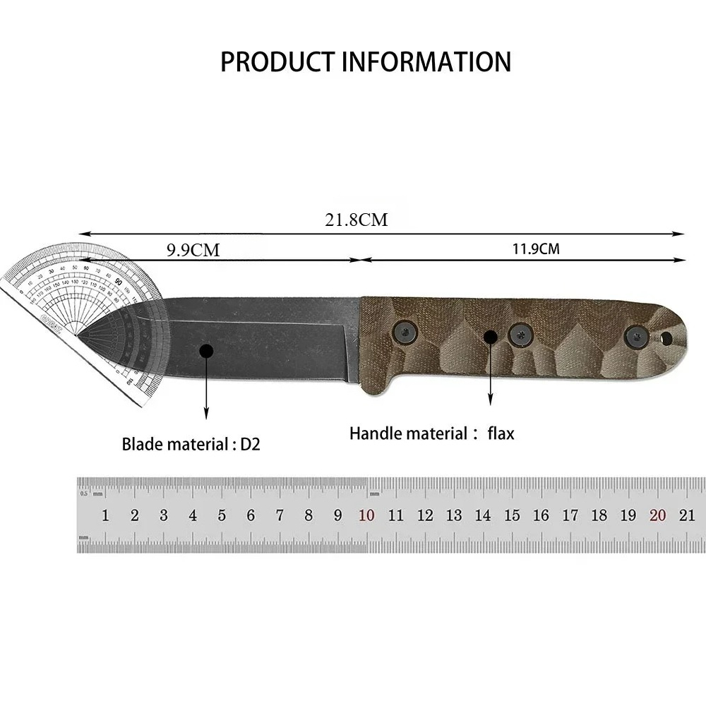 PR4 มีดอเนกประสงค์กลางแจ้ง มีด - Bushcraft Knife Fixed บทวิจารณ์และราคา
