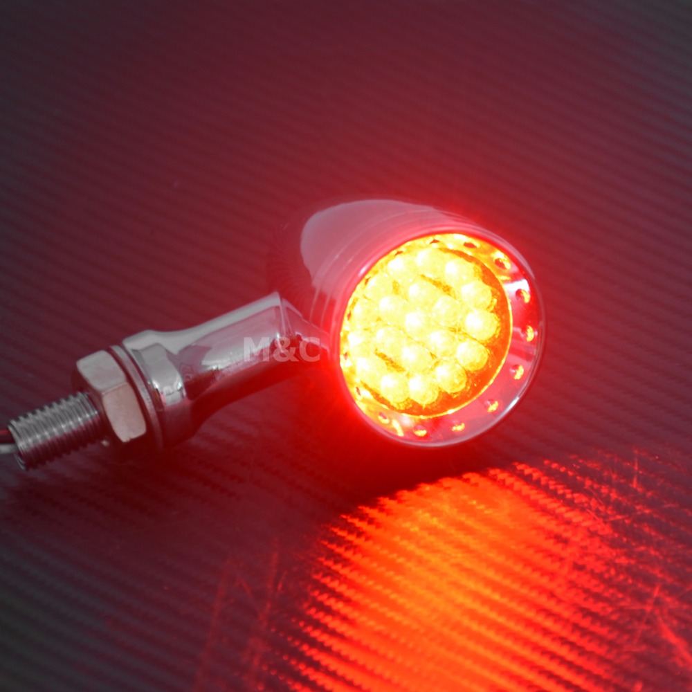 รถจักรยานยนต์ LED ไฟเลี้ยว Bul - Signal Panel Orange บทวิจารณ์และราคา
