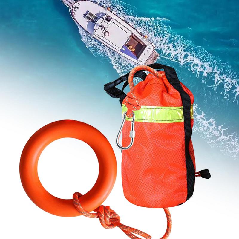 โยนเชือกกู้ภัยน้ํา 16 M โยนกระ - Rescue Rope Throw บทวิจารณ์และราคา