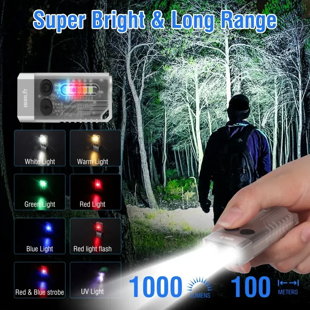 ไฟฉายพวงกุญแจ BORUiT V10 แบบ U - Fishing Kit Compact บทวิจารณ์และราคา