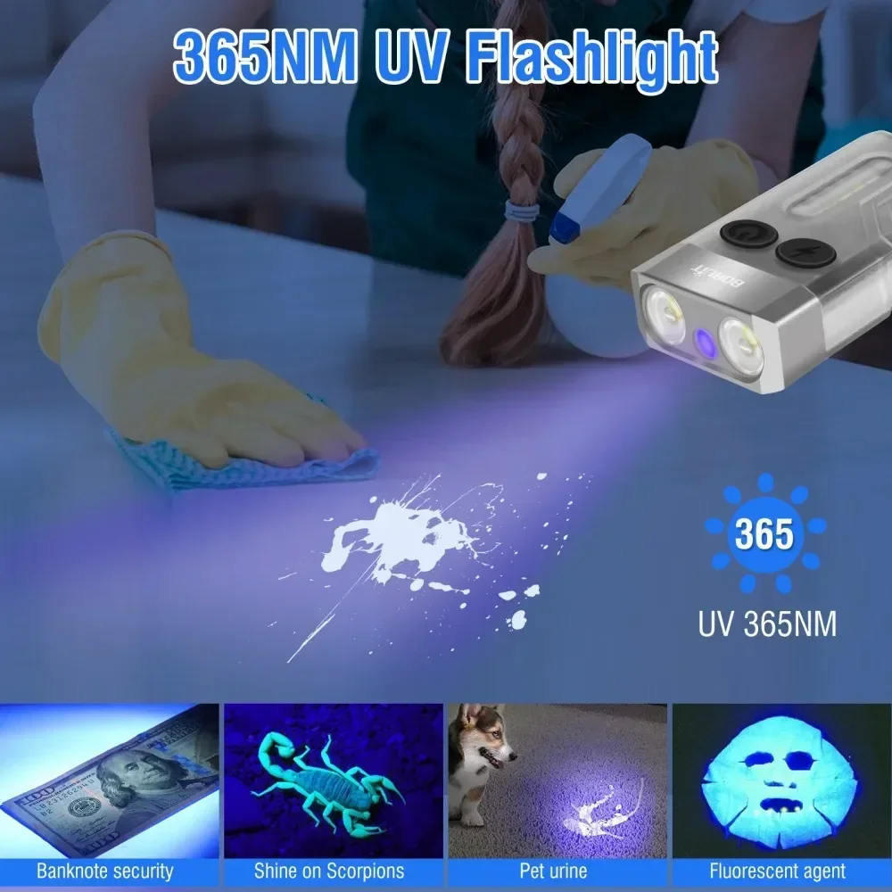 ไฟฉายพวงกุญแจ BORUiT V10 แบบ U - Fishing Kit Compact บทวิจารณ์และราคา