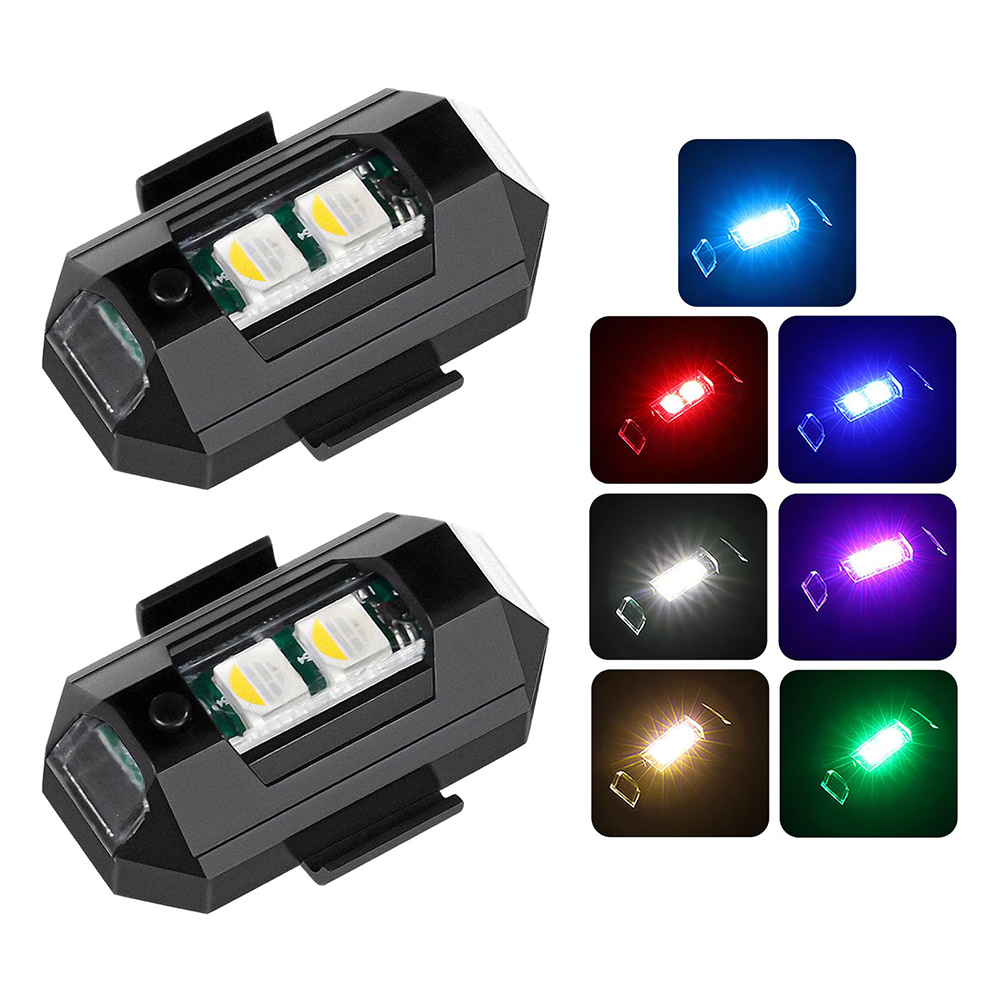 2 ชิ้น Mini LED Strobe ไฟตกแต่ - Sos Light Strobe บทวิจารณ์และราคา