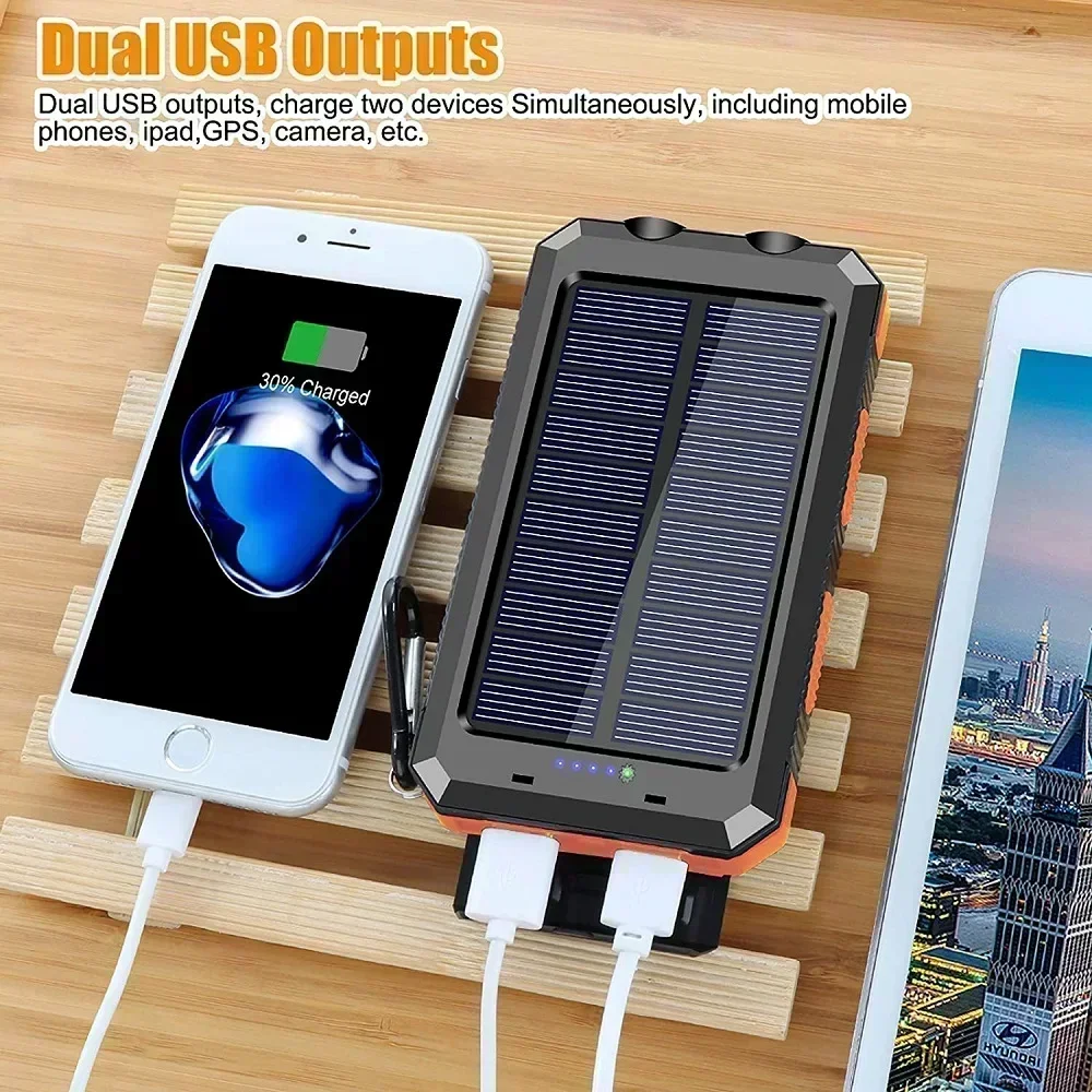 50000mAh Solar Power Bank ชาร์ - Solar Emergency Charger บทวิจารณ์และราคา