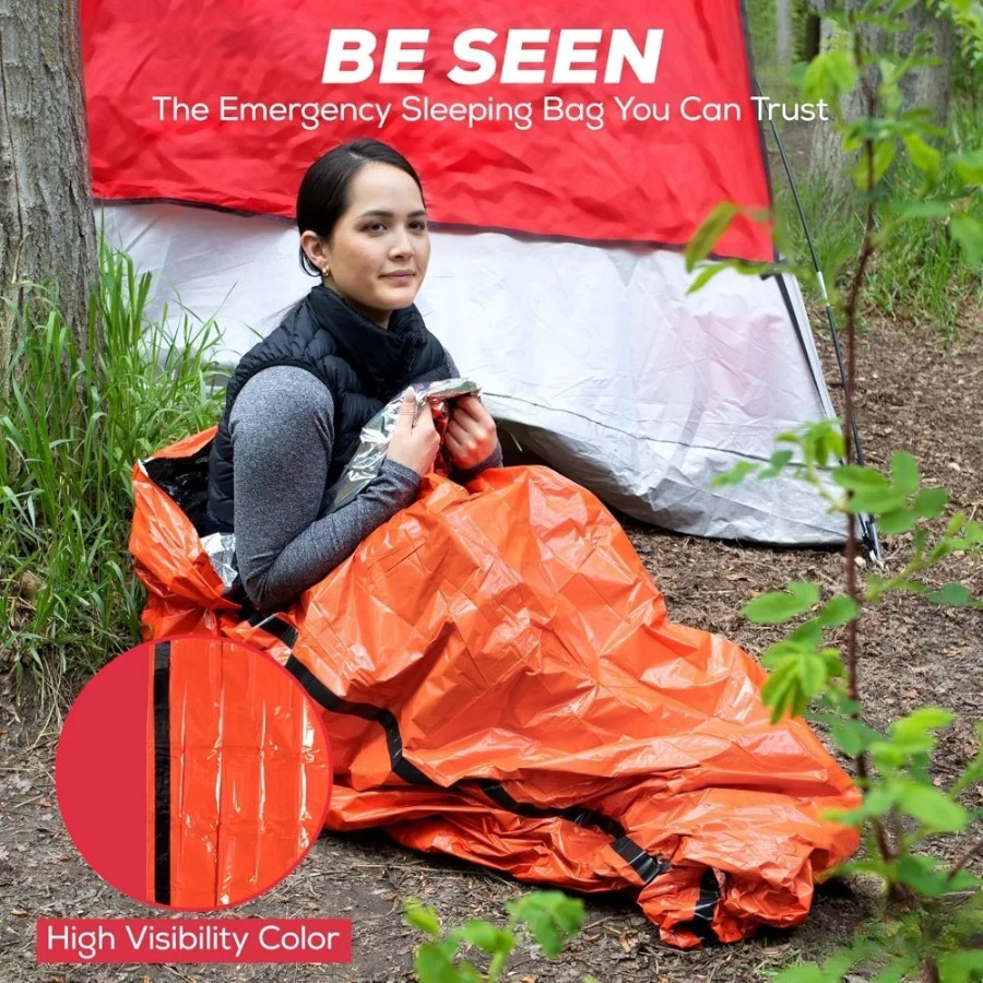 ถุงนอนฉุกเฉินป้องกันฝน 1 ชิ้น  - Emergency Mylar Tent บทวิจารณ์และราคา