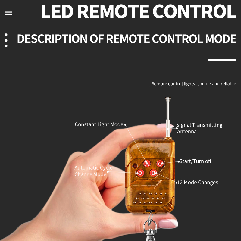 ไฟเตือน LED ไร้สายสำหรับรถยนต์ - Sos Light Strobe บทวิจารณ์และราคา