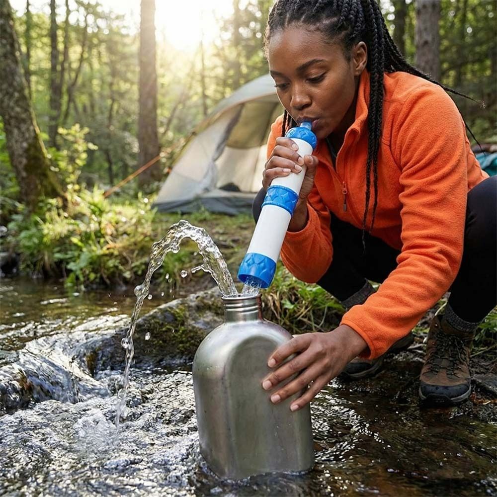 หลอดกรองน้ำขนาดเล็ก มินิ มินิ  - Water Purification Straw บทวิจารณ์และราคา