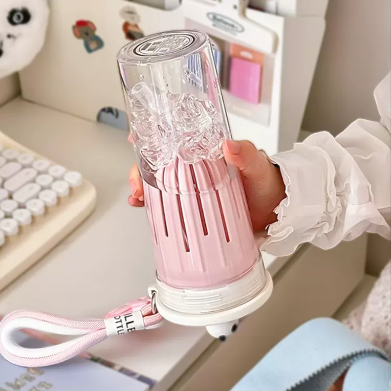 650ml Kawaii น้ําขวดกรองน่ารัก - Water Purification Straw บทวิจารณ์และราคา