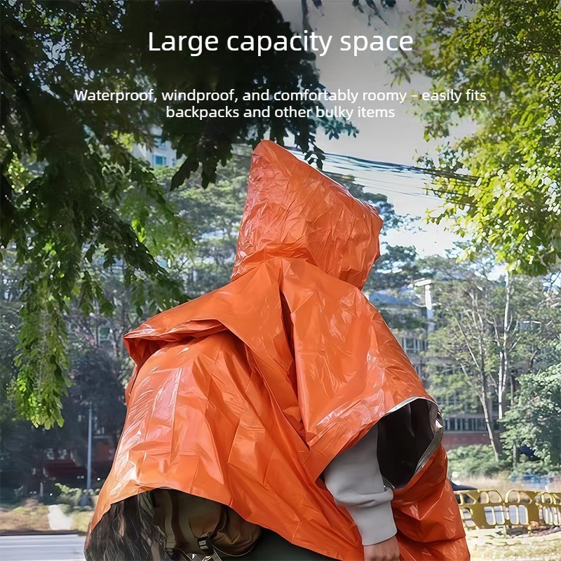 1-10 ชิ้นเสื้อกันฝนฉุกเฉินผ้าห - Emergency Poncho Rain บทวิจารณ์และราคา