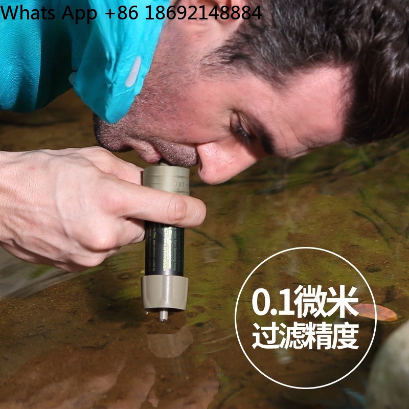 ถุงกรองน้ำแบบพกพาสำหรับกรองน้ำ - Water Purification Straw บทวิจารณ์และราคา