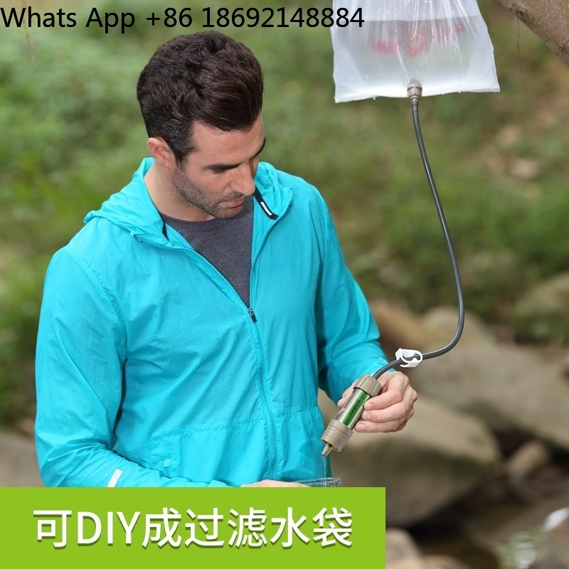 ถุงกรองน้ำแบบพกพาสำหรับกรองน้ำ - Water Purification Straw บทวิจารณ์และราคา
