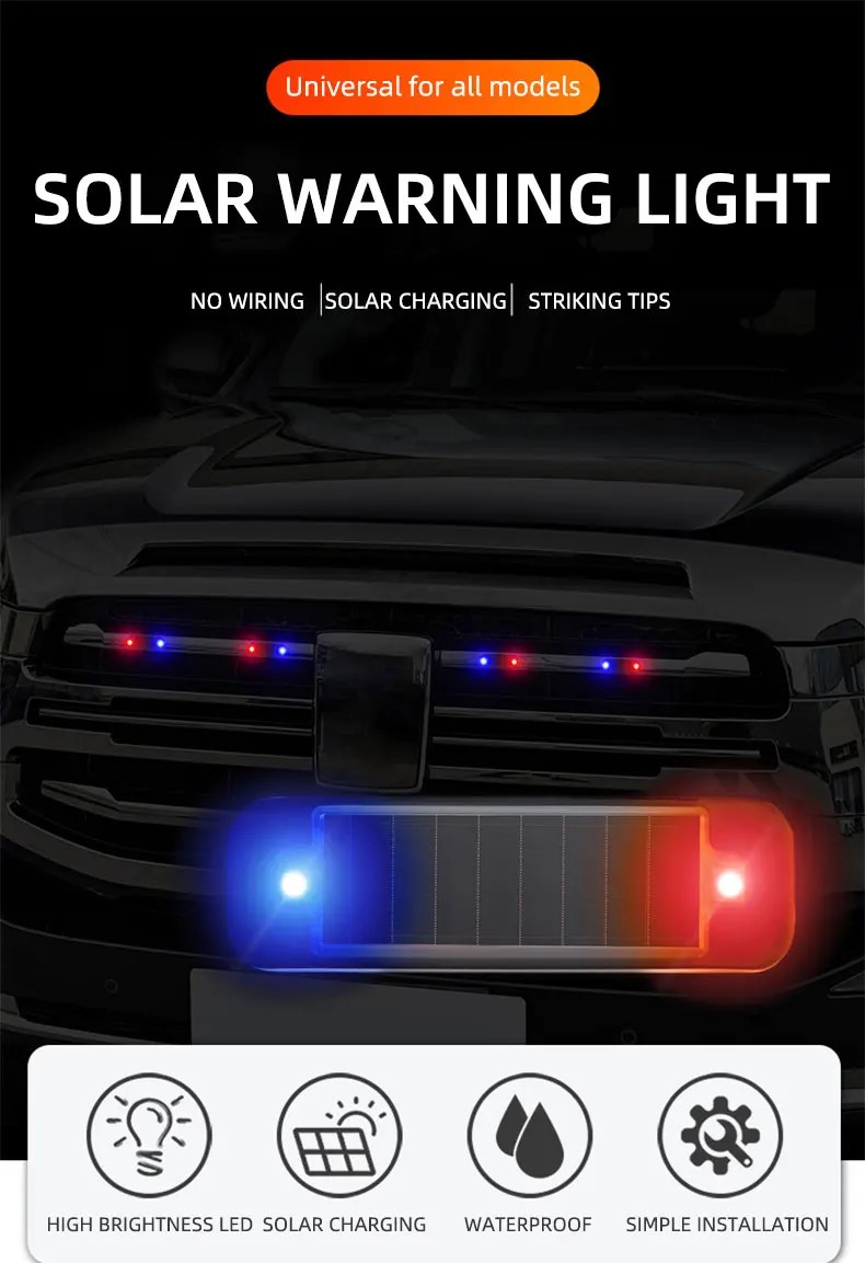 MINI LED พลังงานแสงอาทิตย์ไฟเต - Sos Light Strobe บทวิจารณ์และราคา