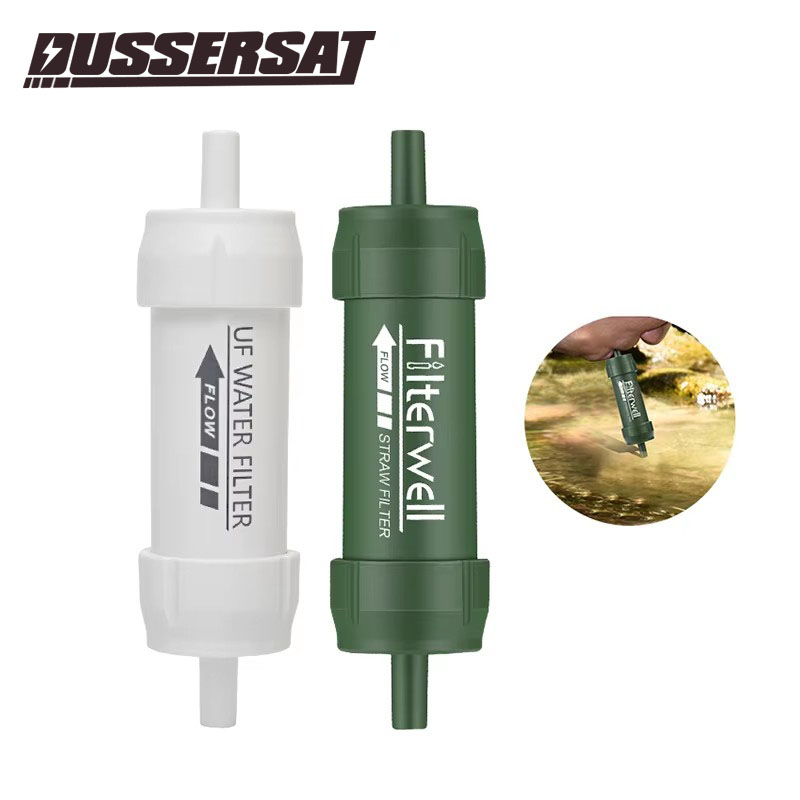 กลางแจ้งเครื่องกรองน้ําฟาง MIN - Water Purification Straw บทวิจารณ์และราคา