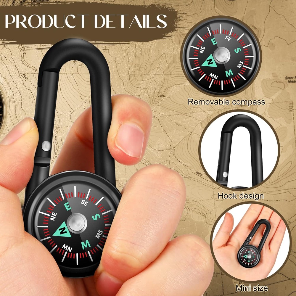 6-50 ชิ้นมินิแม่เหล็กเข็มทิศพว - Compass Lensatic บทวิจารณ์และราคา