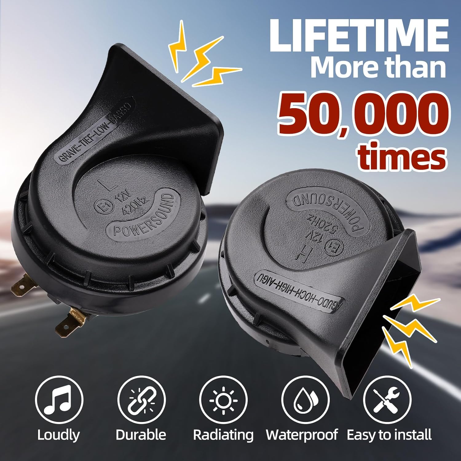 【120dB เสียงดังเป็นพิเศษ】แตรรถ - Emergency Whistle Loud บทวิจารณ์และราคา
