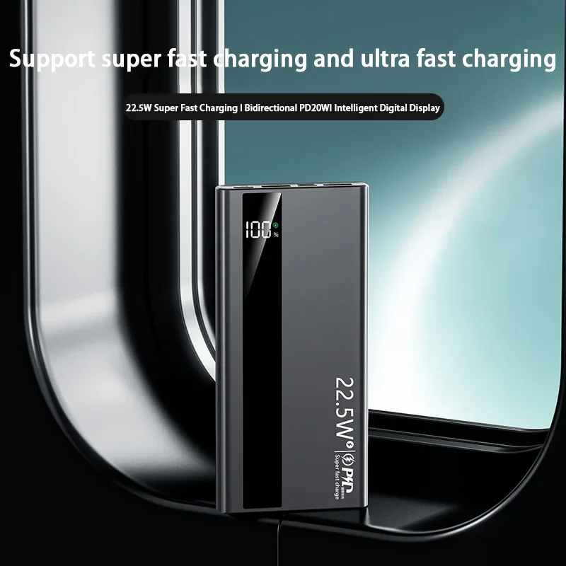 20000mAh Power Bank Fast CHARG - Solar Emergency Charger บทวิจารณ์และราคา