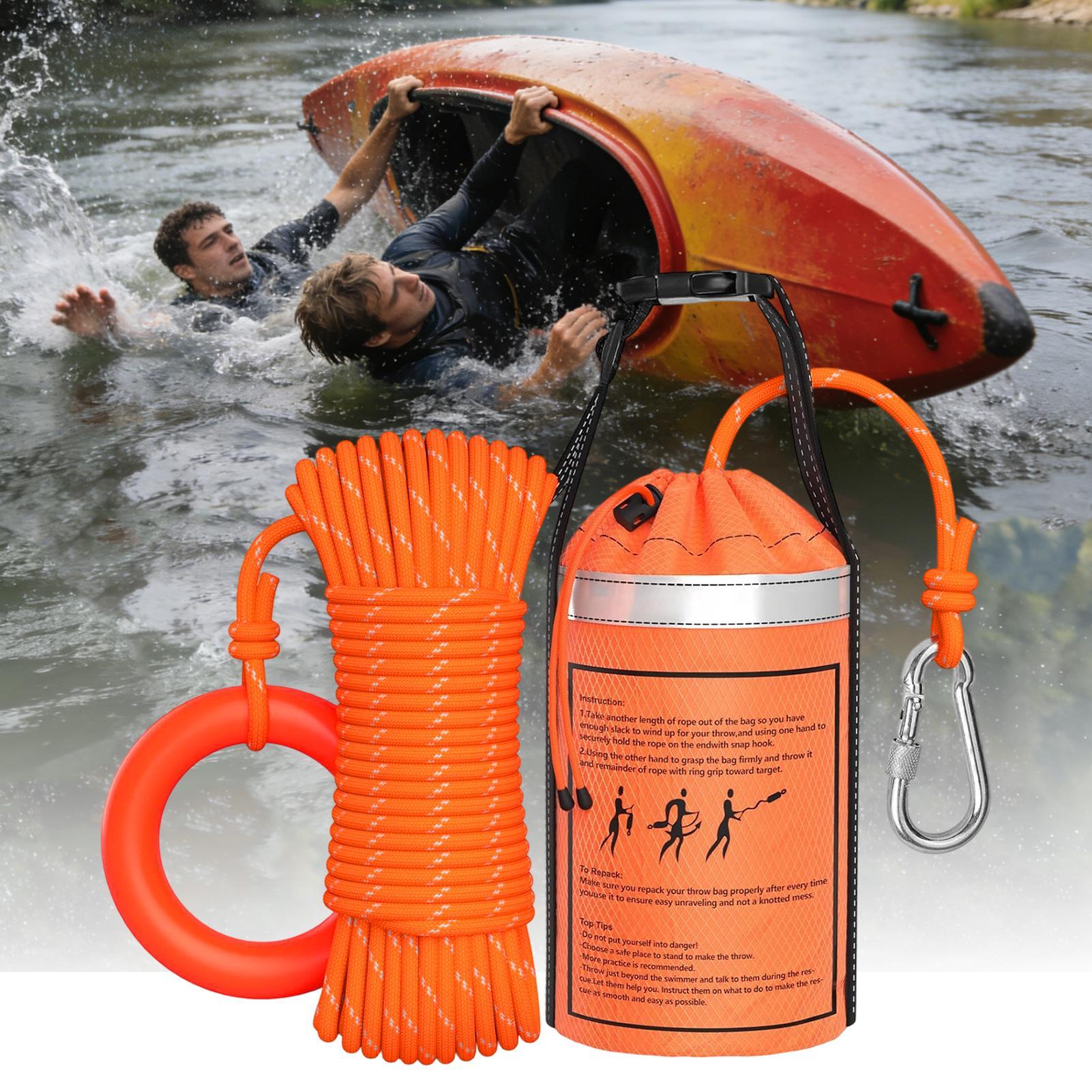 ชุดถุงโยนช่วยชีวิตลอยน้ำสำหรับ - Rescue Rope Throw บทวิจารณ์และราคา