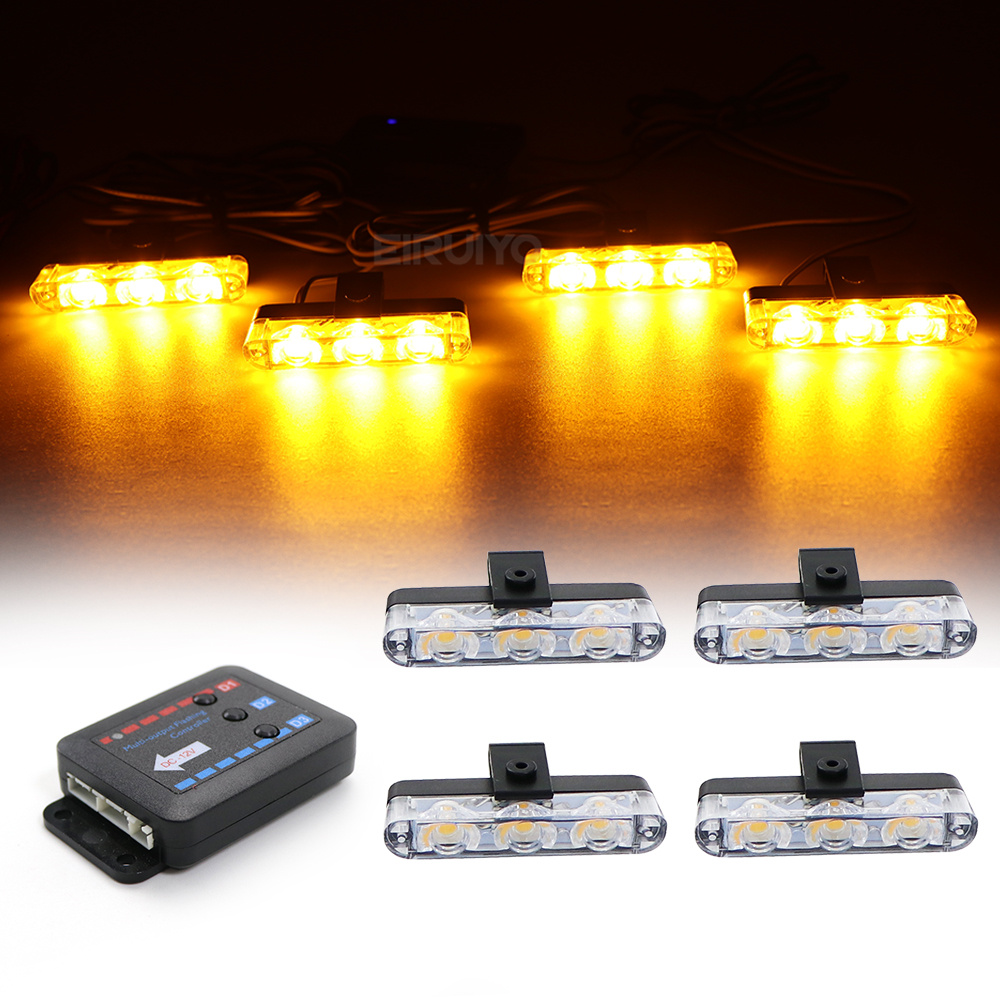 ไฟสโตรบ LED สำหรับรถยนต์ 4x3 L - Sos Light Strobe บทวิจารณ์และราคา